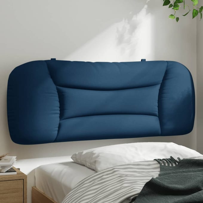 vidaXL - Hoofdbordkussen - "Hvar" - 100 - cm - stof - blauw
