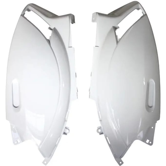 Coque arrière P2R pour Scooter Piaggio 50 ZIP 2000 à 2020 15158 / blanc brillant Neuf