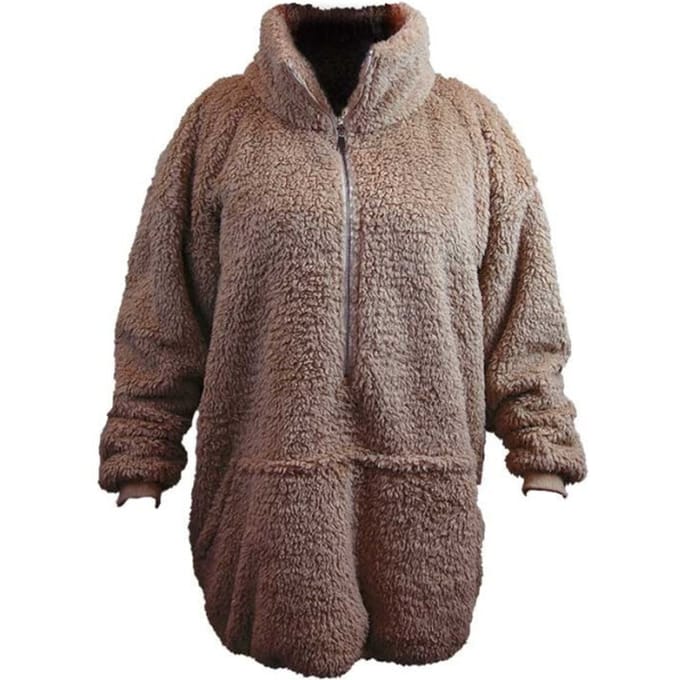 Unique Living - Hoodie Willow Taupe -70x87cm