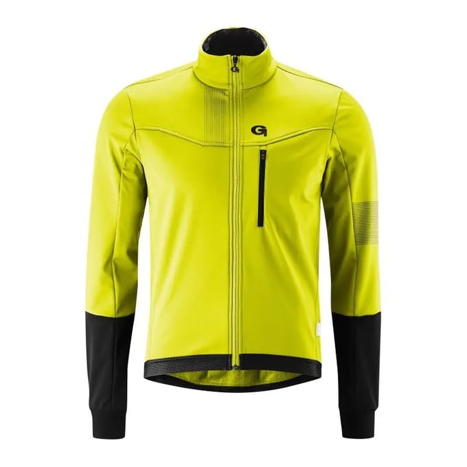 Gonso Valaff Fietsjack - Maat M  - Mannen - geel/zwart
