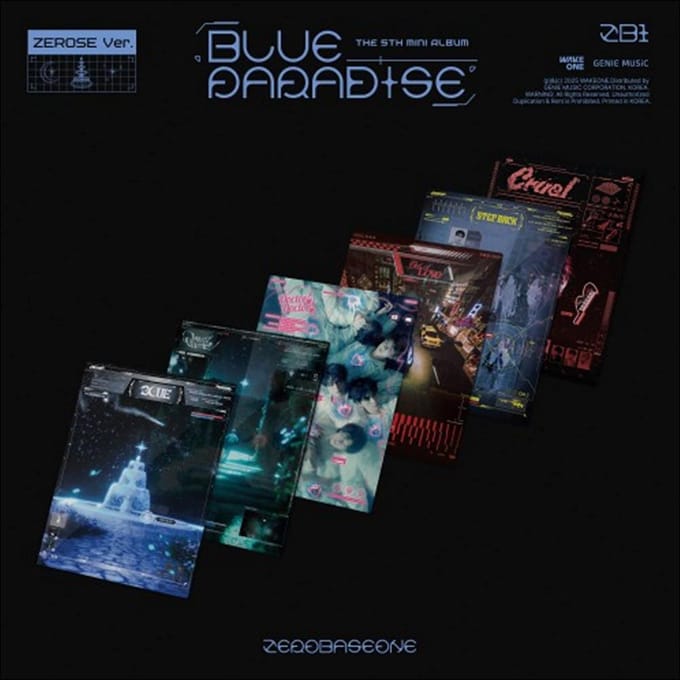 ZEROBASEONE BLUE PARADISE_ ZEROSE Ver. / 5e mini-album [NO POB] Random ver. black