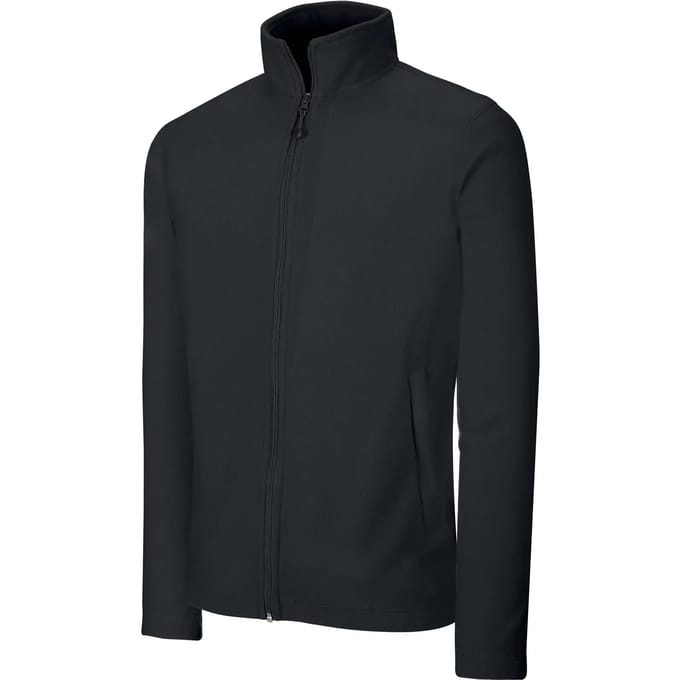 Microfleecevest met rits Kariban Zwart - maat 3XL