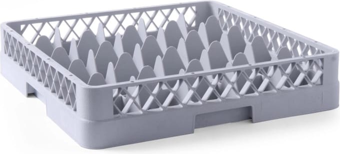 Panier pour lave-vaisselle pour verres et vaisselle 25 éléments 50x50cm - hendi 877036