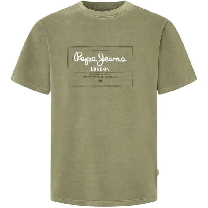 Pepe Jeans Pm509650 T-shirt Met Korte Mouwen Groen S Man