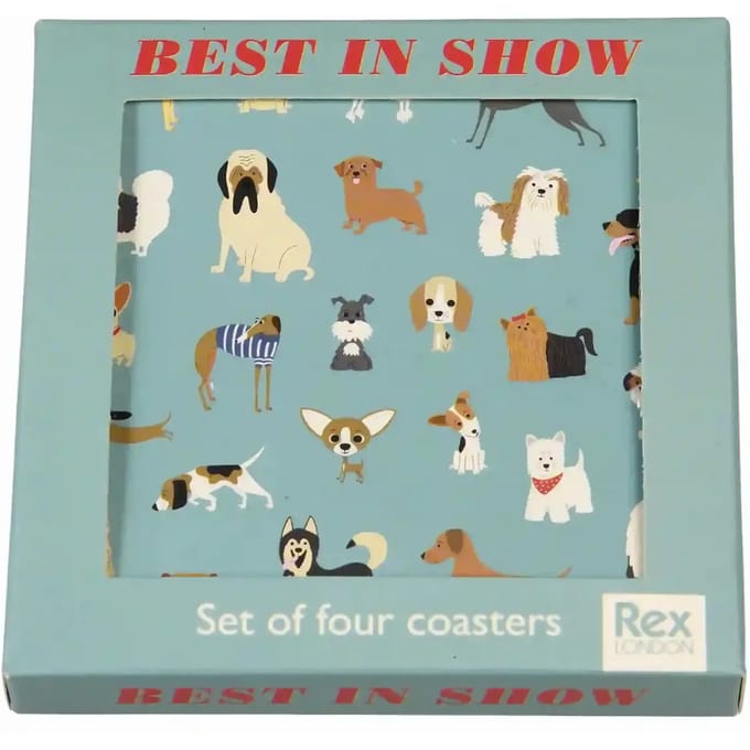 Onderzetter Rex London Best In Show (x4)