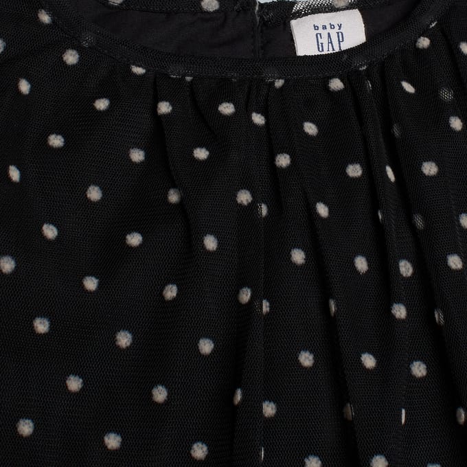 Tule jurk met lange mouwen 485223 voor meisjes