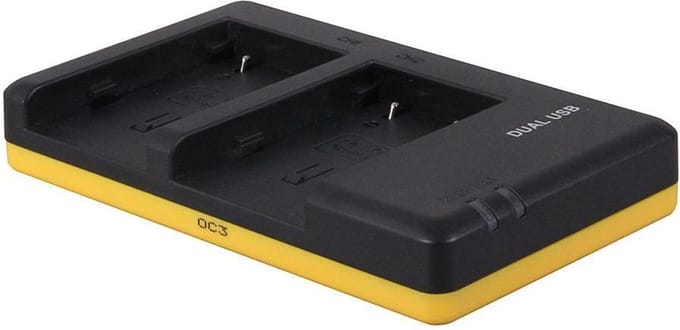 Huismerk Duo oplader voor 2 camera accu's Canon NB-2LH