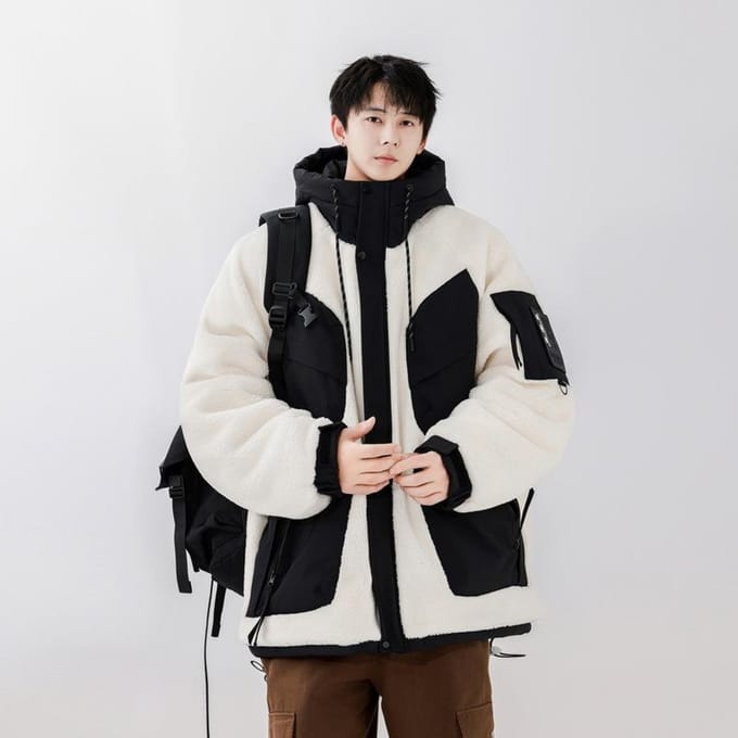 Modieuze Nieuwe Verdikte Donsjas met Capuchon Jeugd Witte Eendendons Warme Casual Jas Trend 3XL white