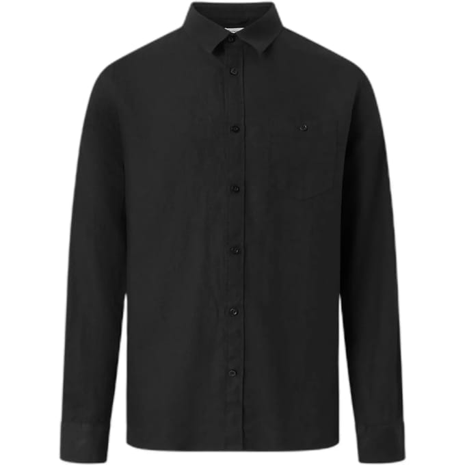 Linnen overhemd met lange mouwen KnowledgeCotton Apparel