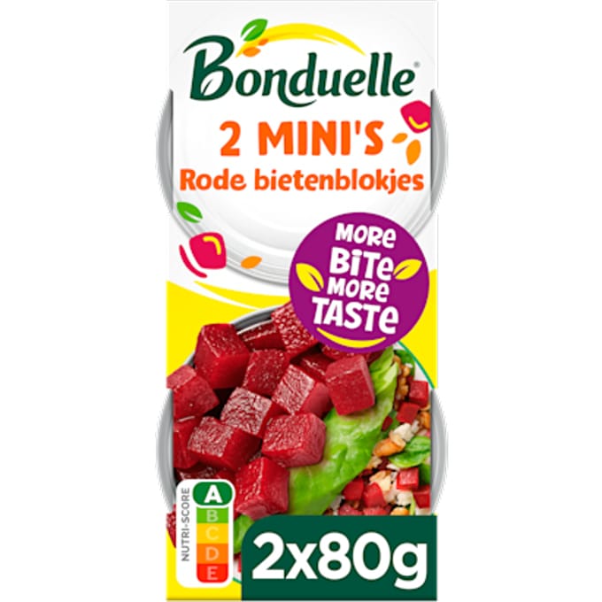 Rode bietenblokjes 2 mini's