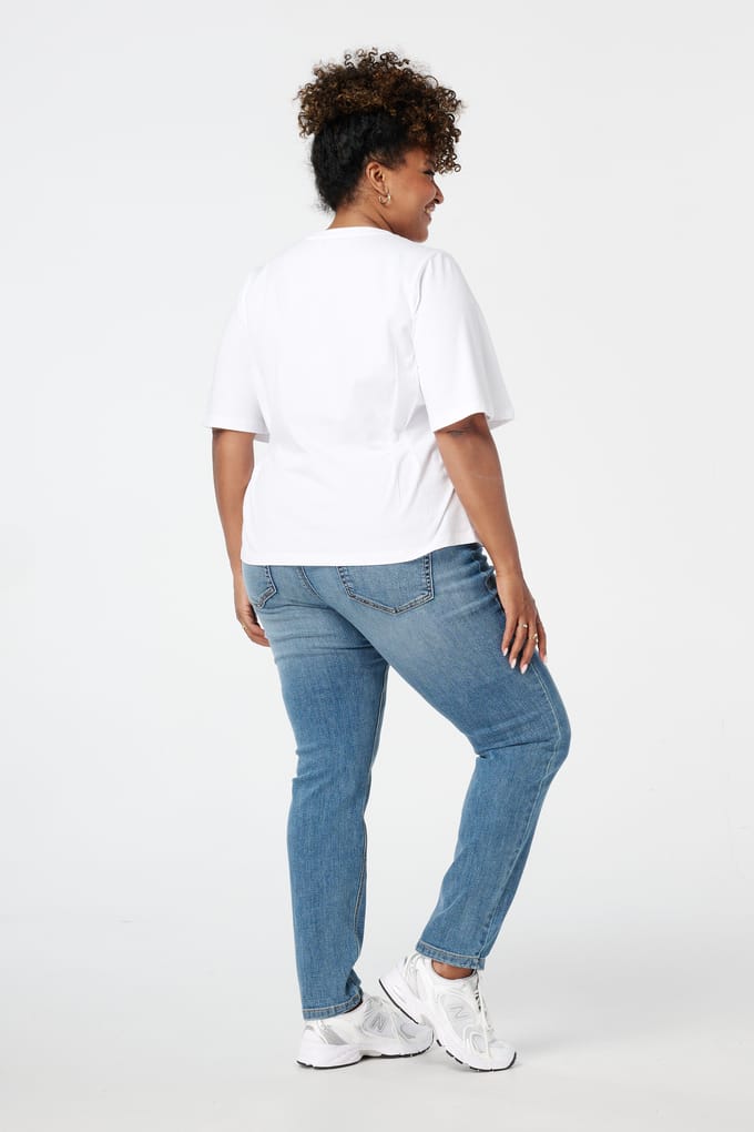MS Mode Jeans Skinny leg high waist jeans CHERRY