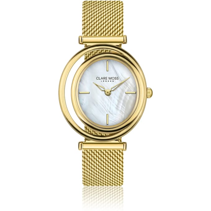 Vrouwenhorloge Clare Moss Clare Pearl Mesh
