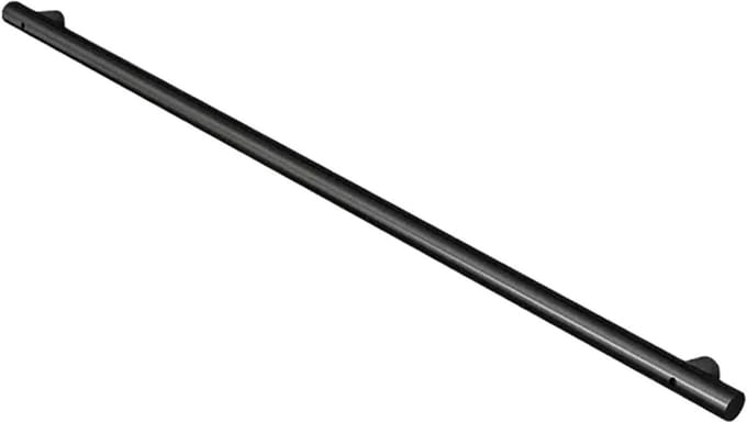 Trapleuning - Wandgreep Reling - Veilige Trap - Massief Staal - 1 Meter - Zwart