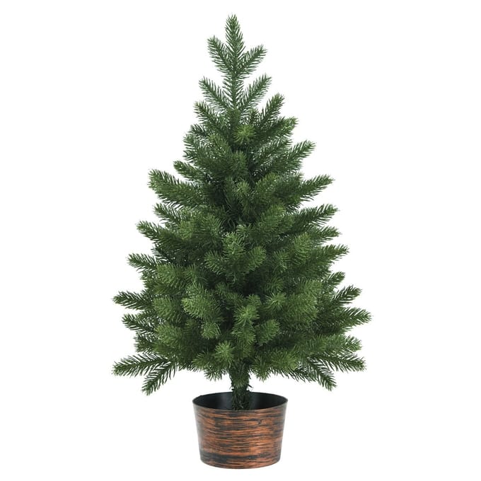 Coast Kunstkerstboom - Stabiele Potvoet - 40 x 40 x 60 cm - Groen