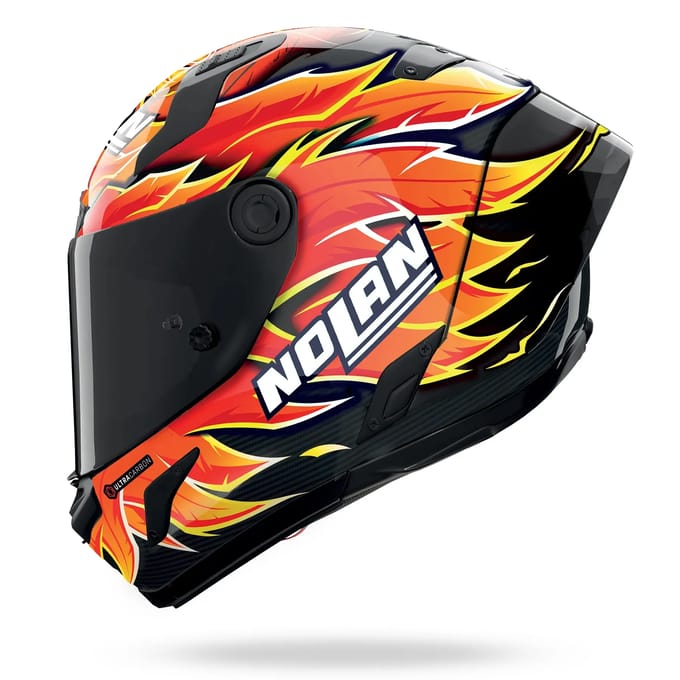 Nolan X-804 RS Ultra Carbon Replica Iannone Helm -