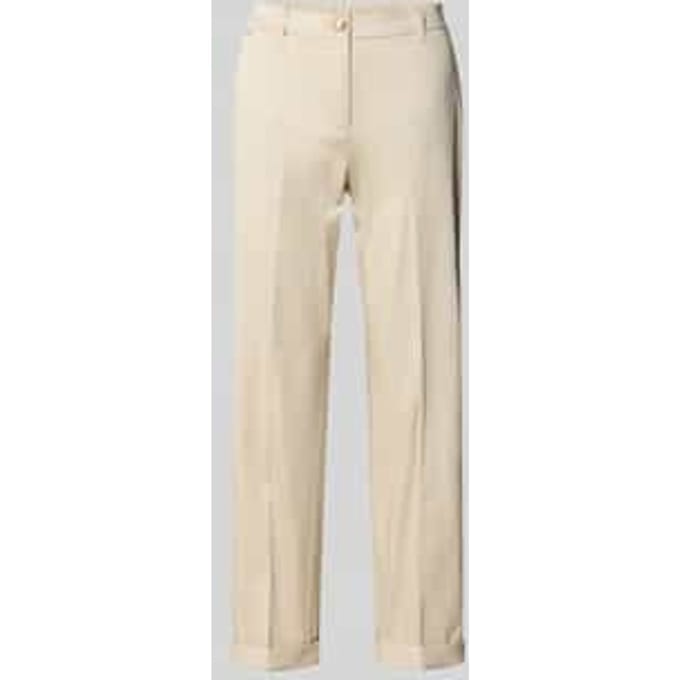Slim fit Chino van katoensatijn