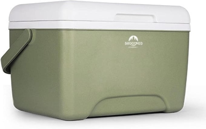 Koelbox - IJsbox - Kamperen - Geïntegreerd sluitsysteem - 8 Liter - Avocado groen