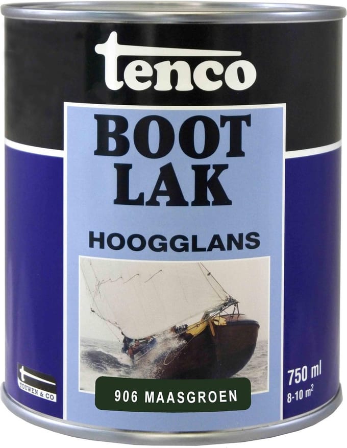 Tenco Bootlak - Hoogglans - Maasgroen - 750ml
