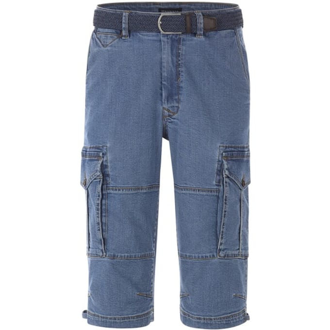 Babista herren Denim Bermuda - 48 - lichtblauw - Plus Size