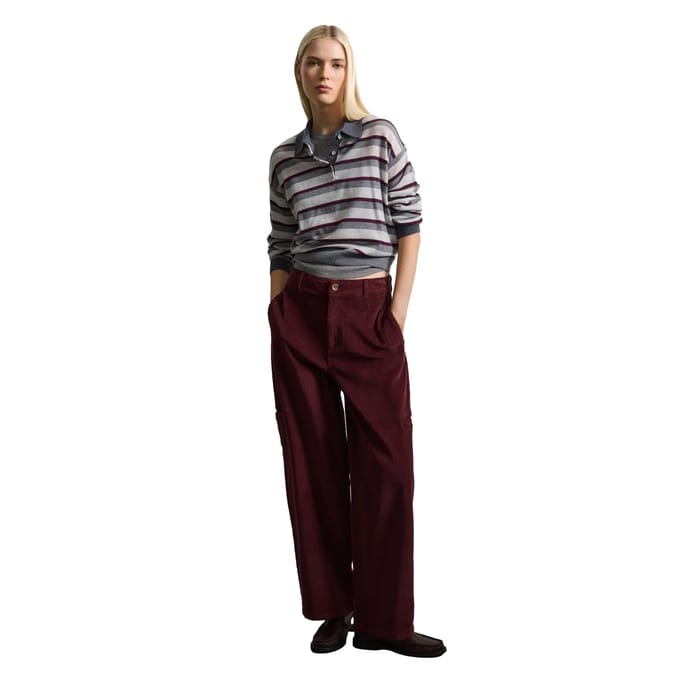 Dames ribfluwelen broek Stefanel
