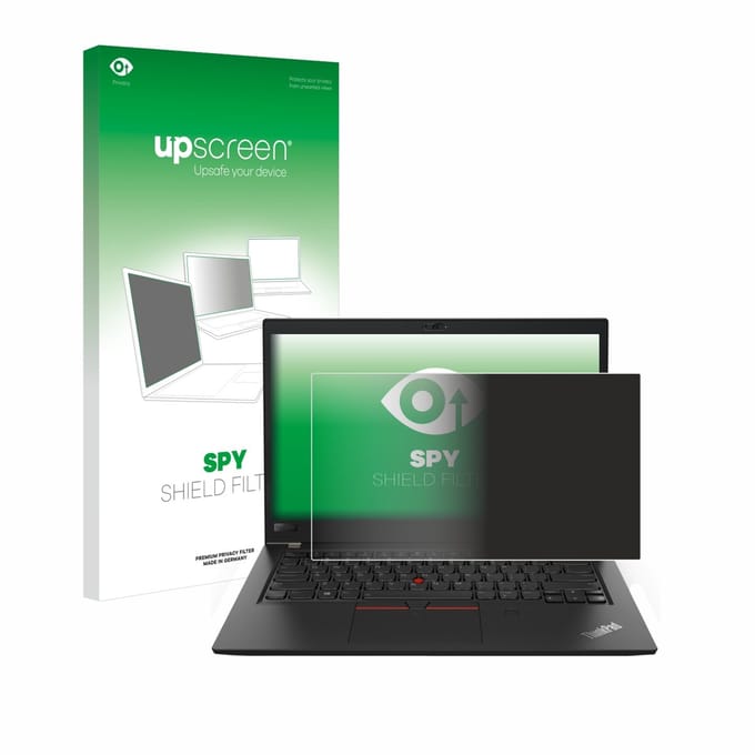 upscreen - privacyscherm voor Lenovo ThinkPad T480 / T480s - privacy filter screenfilter Blauwlichtfilter
