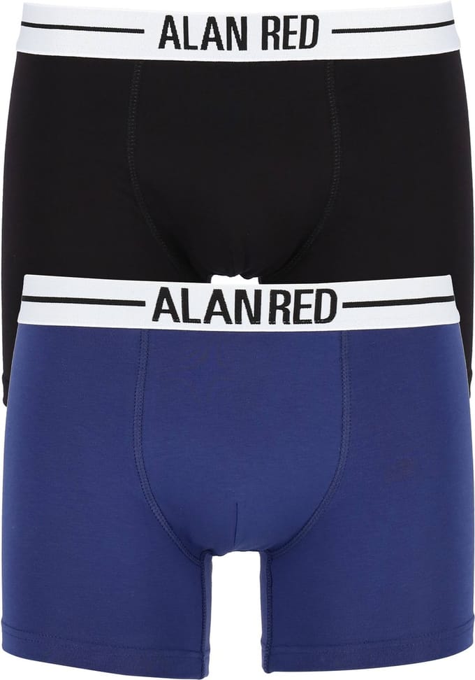 Alan Red Boxer Donkerblauw 2Pack - Maat S - Heren - Boxershorts