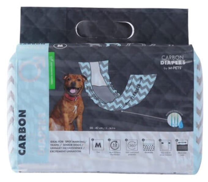 M-Pets Carbon Luiers voor Reuen M - 28-42 cm - 18 stuks