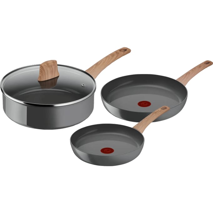 Tefal Renew Keramische koekenpannenset 24 + 28 cm + Hapjespan 24 cm