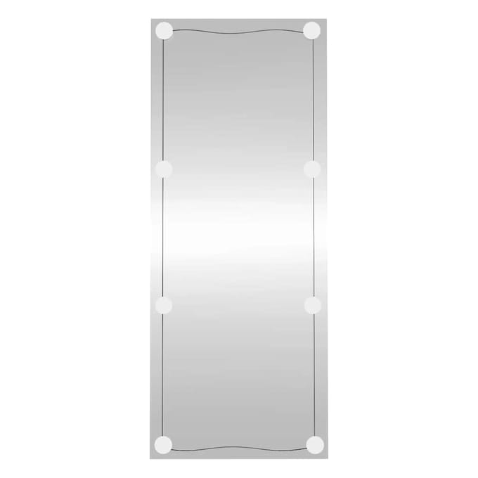 vidaXL - Wandspiegel - met - LED's - rechthoekig - 40x100 - cm - glas