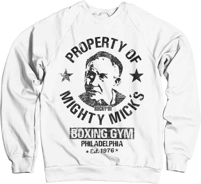Rocky Sweater/trui -XL- Mighty Mick's Gym Wit