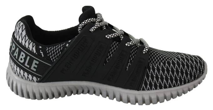 Plein Sport Heren Zwart Polyester Runner Mason Sneakers Schoenen