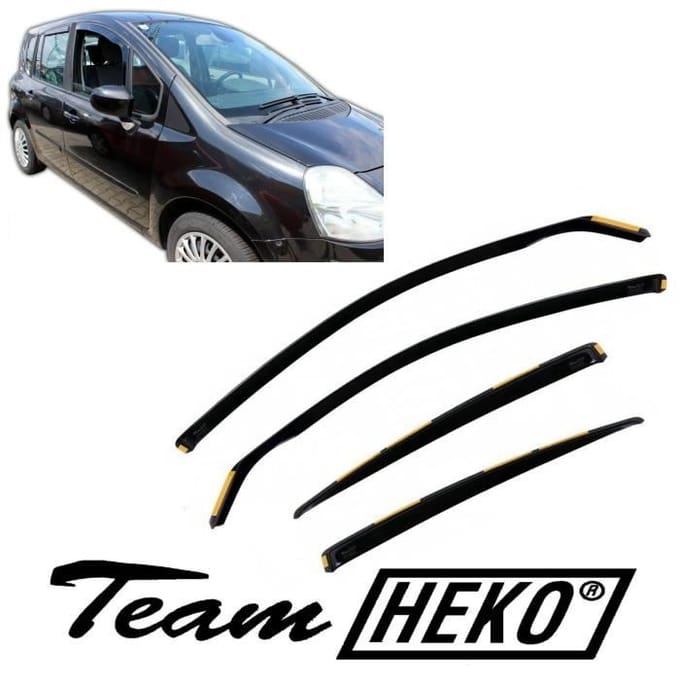 J&J AUTOMOTIVE | Heko Deflecteurs d'air Déflecteurs de Vent Pour Renault Modus 2004-2012