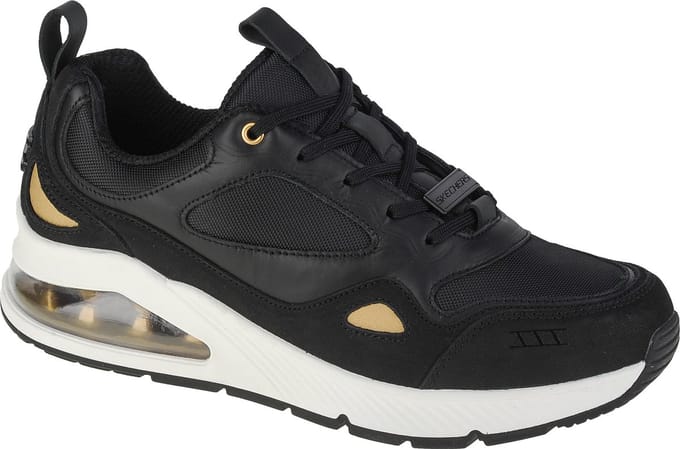 Skechers Uno 2 232349-BKGD, Mannen, Zwart, Sneakers, maat: 45,5