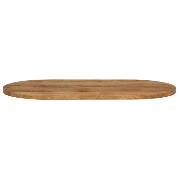 vidaXL Tafelblad ovaal 110x40x2,5 cm massief mangohout
