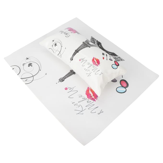 Nagelkunst Glijdende Handkussen Kit Manicure Zacht Rustkussen Tafelmat Set Manicure Verzorgingsaccessoires white