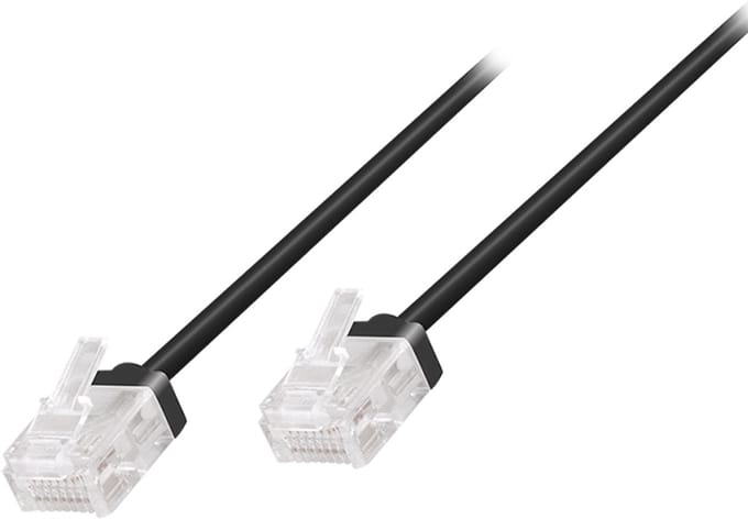 LogiLink CQ3073U RJ45 Netwerkkabel, patchkabel CAT 6A U/UTP 5.00 m Zwart Extreem dun, Zeer flexibel, Vlambestendig, Halogeenvrij 1 stuk(s)