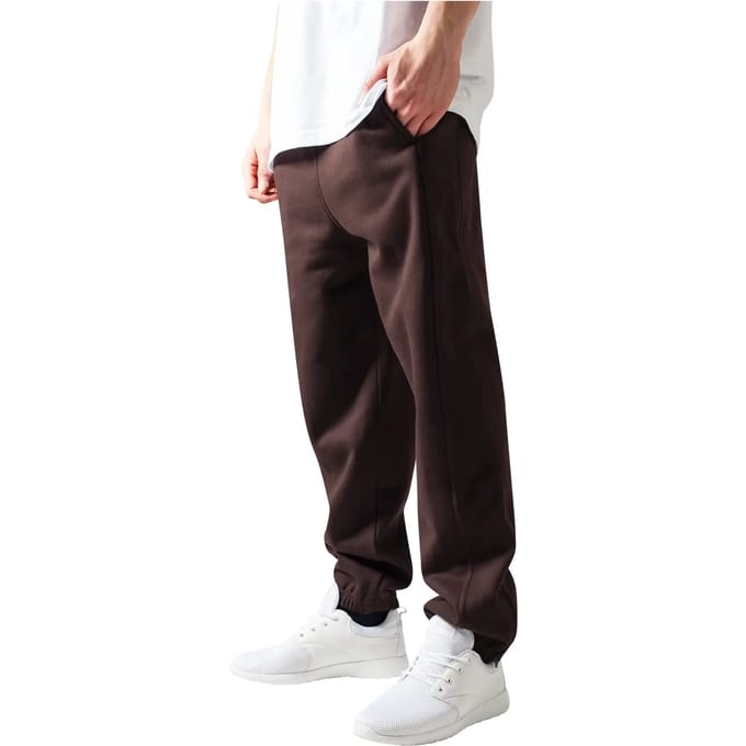 Urban Classics - Basic Heren joggingbroek - 3XL - Bruin