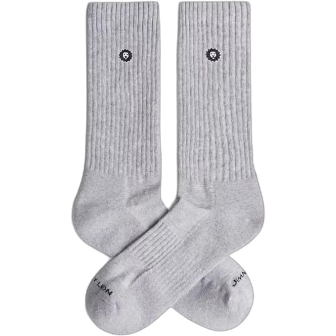 Jimmy Lion unisex sokken athletic essentials lion grijs