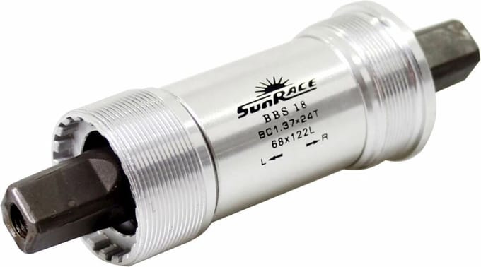 Sunrace trapas 68/122mm BSA aluminium - Fietsketting