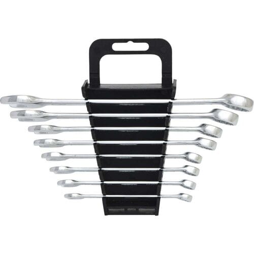 KS Tools 517.0048 5170048 Ringsleutel met ratelset Sleutelbreedte (metrisch) 8 - 19 mm