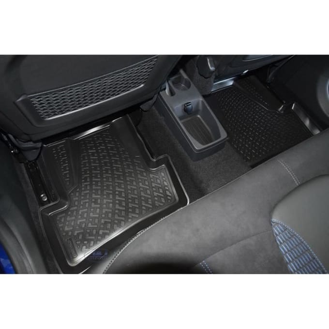 J&amp;J AUTOMOTIVE | Tapis De Sol En Caoutchouc 3D Exclusive Pour Renault Captur 2014-2019 zwart