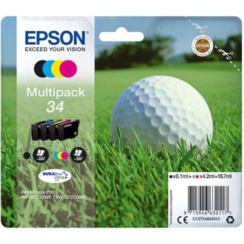 Epson Golf ball 34 Golfbal DURABrite Ultra multipack vierkleureninkt