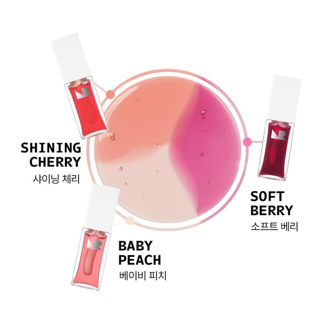 [NATURE REPUBLIC] Huile à Lèvres Glaze Shine 7g #03 Softberry gray
