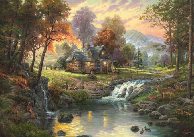 Schmidt Puzzel - Kinkade Mountain Retrait