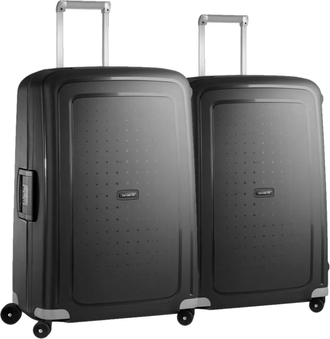 Samsonite S'Cure Spinner 75cm Duo Pack Black