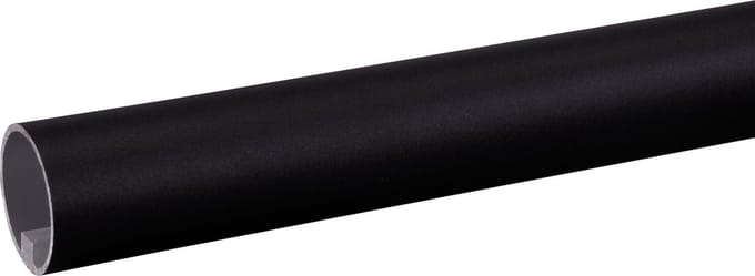 Trapleuning - Mat - Zwart - 270cm - Ø 45mm