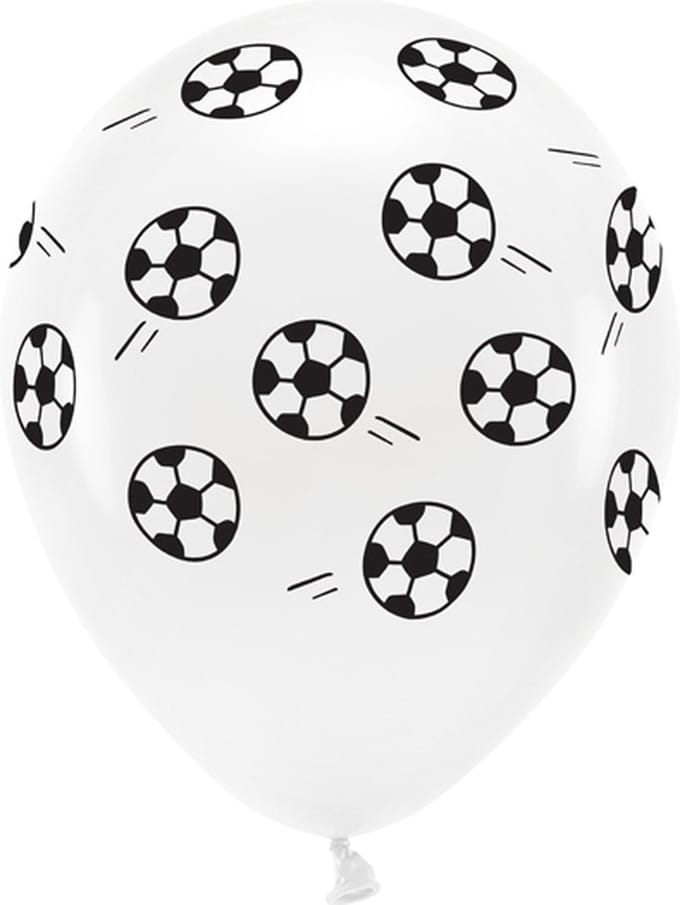 PartyDeco-6 feestdecoratie voetbal ballon
