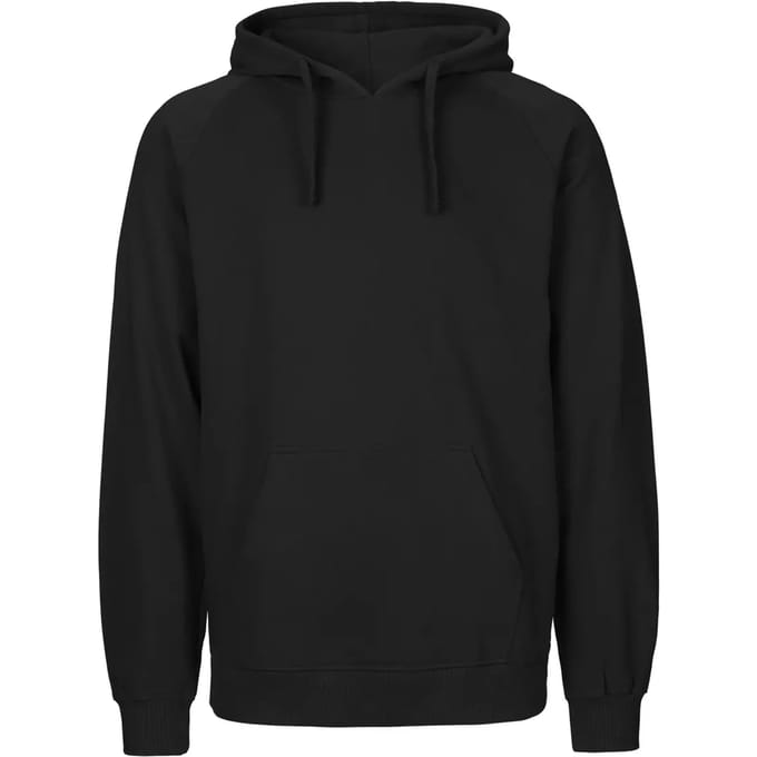 Neutral - Hoodie - Zwart - 100% Biologisch Katoen - XL