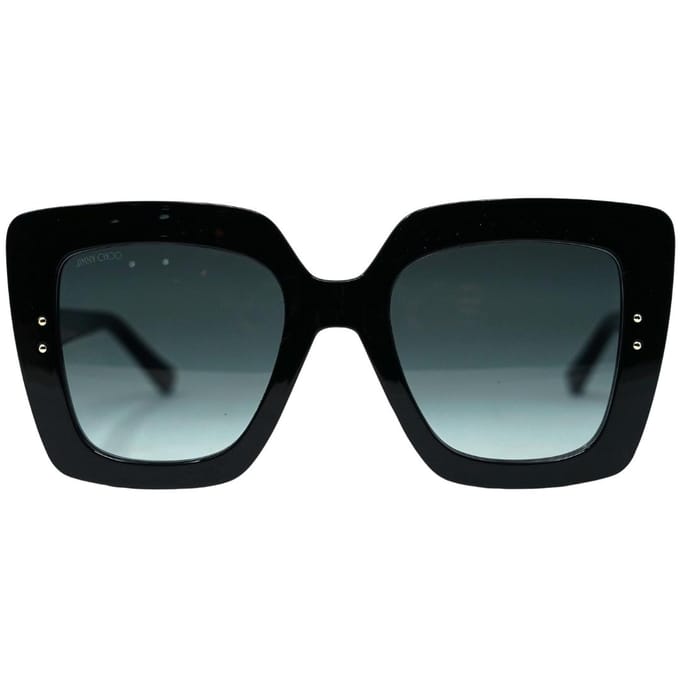 Jimmy Choo AURI/G/S 807 90 zwarte donkergrijze zonnebril met kleurverloop