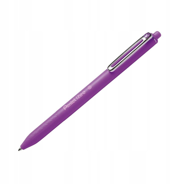 Pentel iZee Długopis Fioletowy 0,7 mm - Gładkie Pisanie